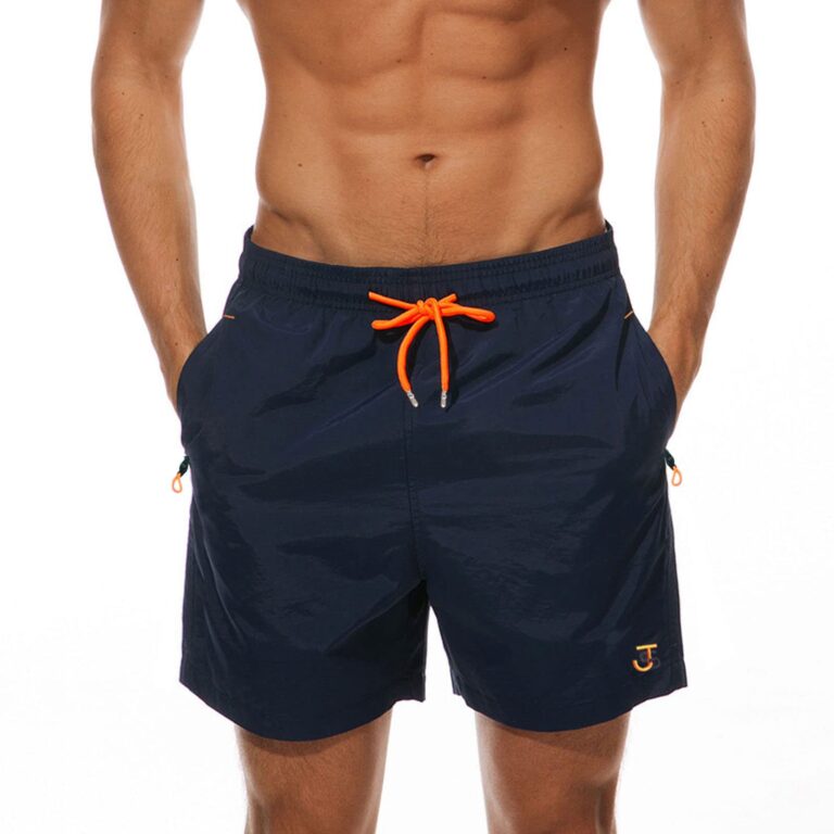 JustSun Costume da Bagno Uomo Surf Impermeabile con Tasche Zip