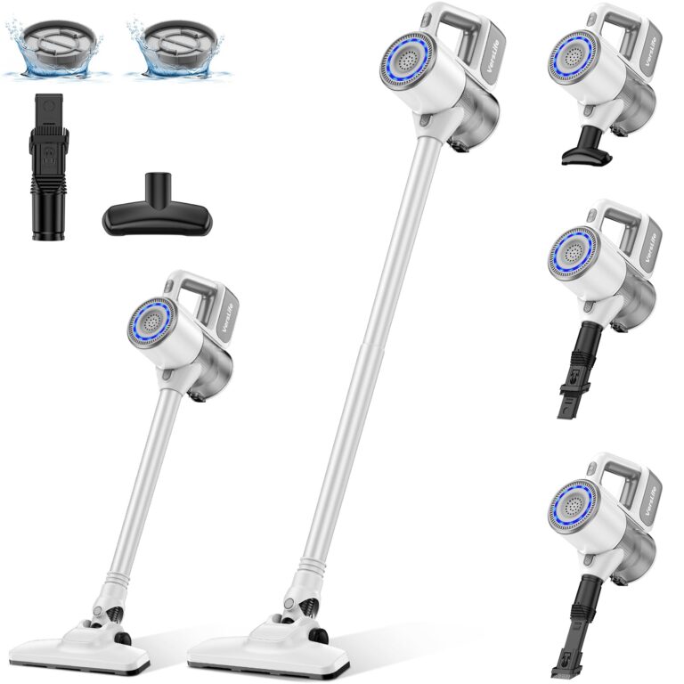 VersLife S6PRO Aspirapolvere Senza Fili 30KPa, Scopa Elettrica Senza Fili, Aspirazione Potente con Design Senza Spazzole, ...