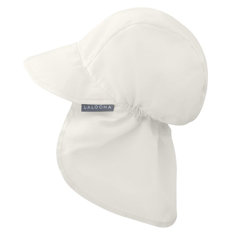 LaLoona Cappellino Neonato Estivo con Visiera e Protezione Collo UV80+