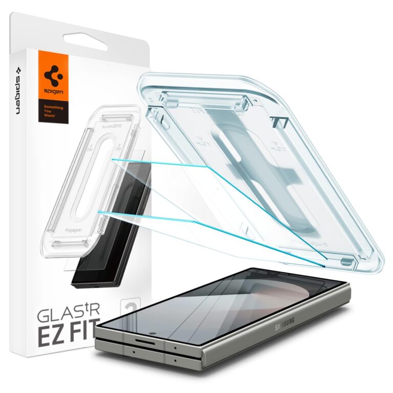 Spigen Glas.tR EZ Fit Vetro Temperato compatibile con Samsung Galaxy Z Fold 6, 2 Pezzi, per Display esterno, Installazione...