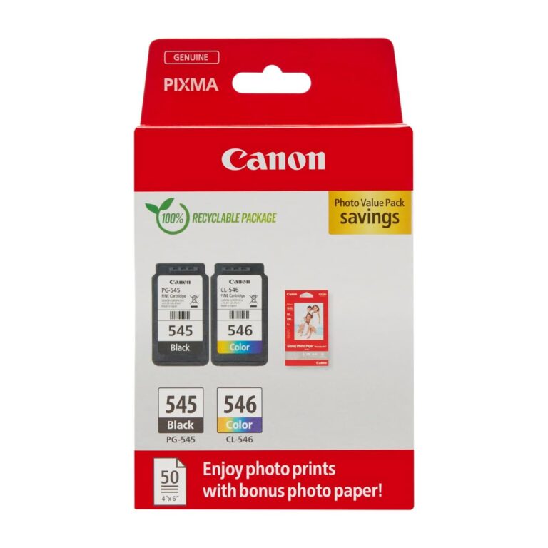 Canon Cartucce Originali PG-545 CL-546 Multipack da 2