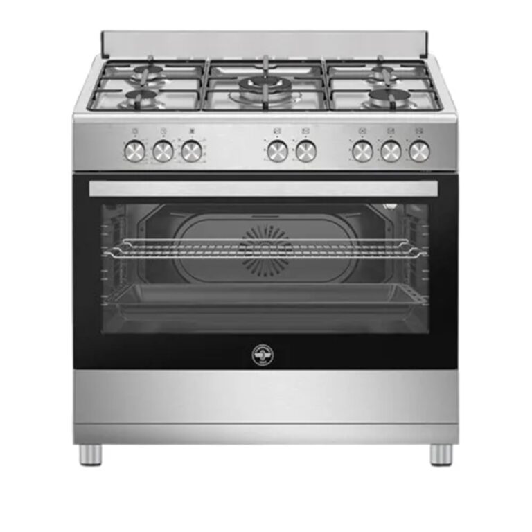 Cucina a gas 90x60 cm con forno elettrico Inox classe A