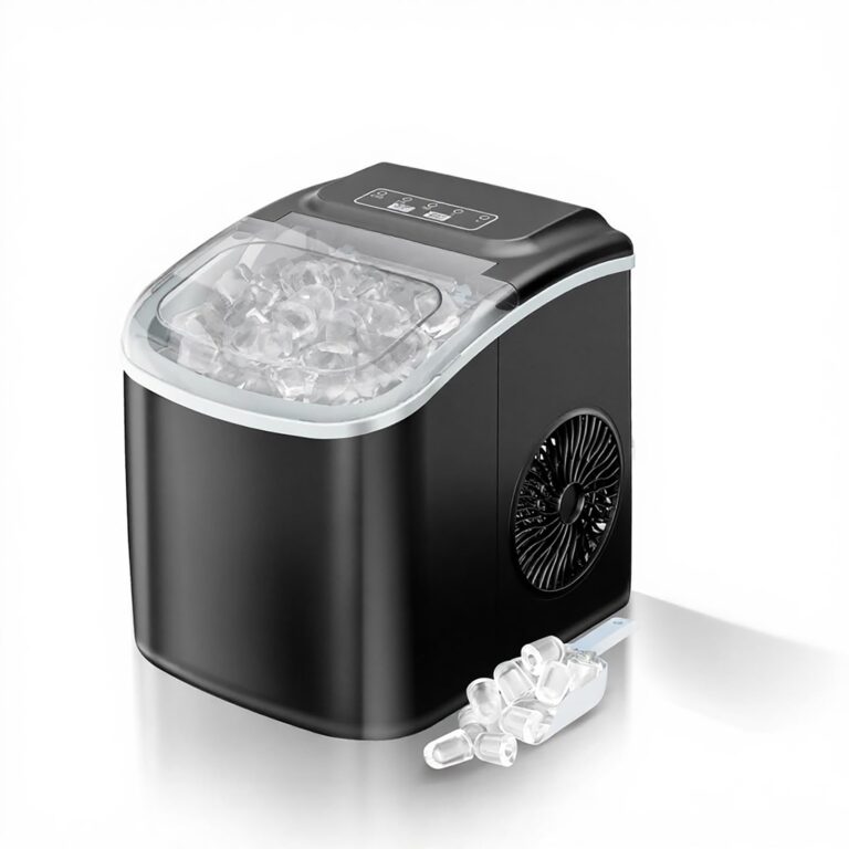 DollarDash Fabbricatore di Ghiaccio Portatile 12 kg/24h con Autopulizia