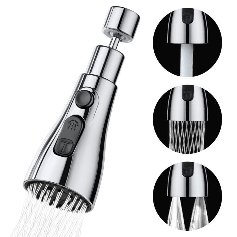 OSDUE Aeratore Rubinetto Cucina 360° Girevole con Filtro G1/2