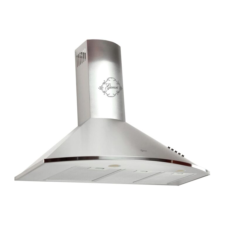 Gurari GCH C 046 Cappa a Parete 90 cm 1000 m³/h in Acciaio Inox