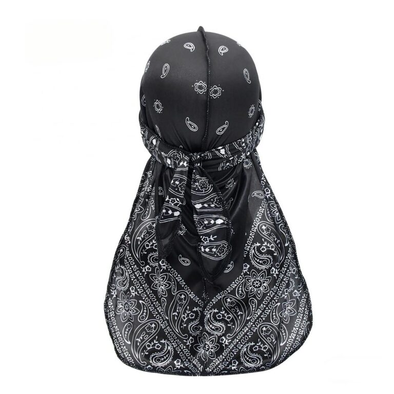 LAKPYN Durag in Poliestere Silky con Motivo Paisley per Onde 360