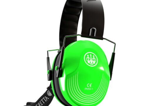 Beretta New Prevail Paraorecchie antirumore unisex, verde fluo