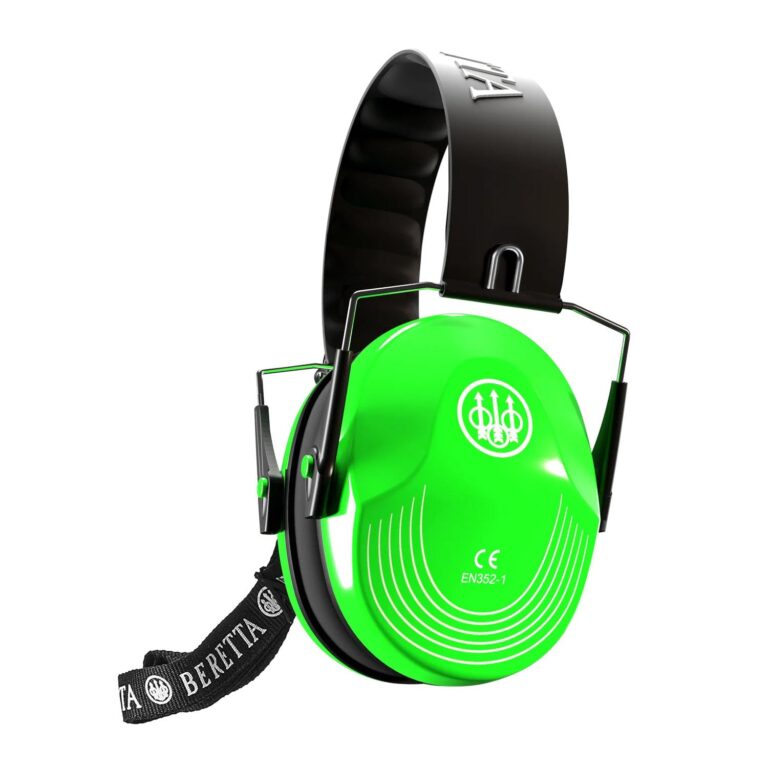 Beretta New Prevail Paraorecchie antirumore unisex, verde fluo