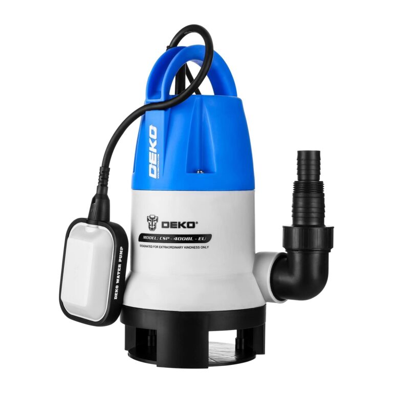 DEKO Pompa Sommergibile 400W per Acqua Pulita e Sporca 8000 L/H