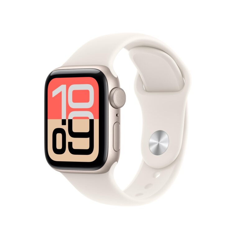 Apple Watch SE 3 GPS 40mm alluminio galassia, cinturino Sport