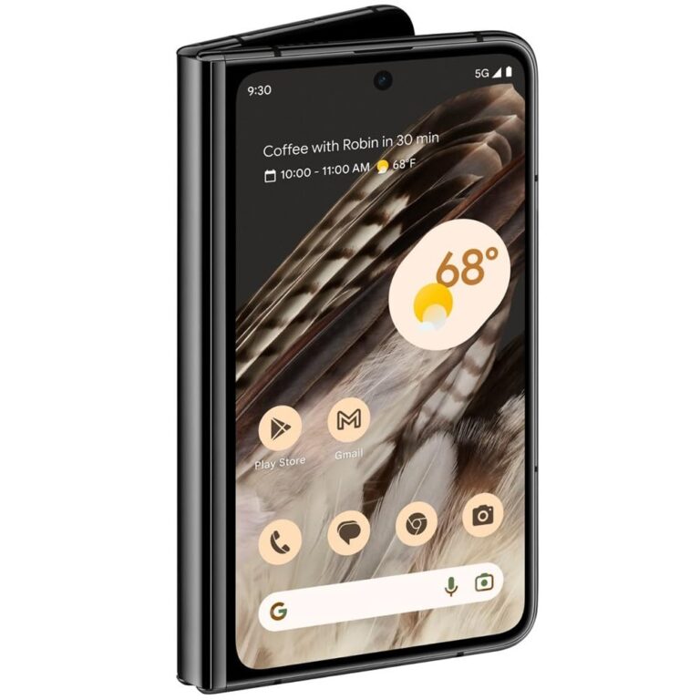 Google Pixel Fold 5G 256GB + 12GB RAM sbloccato di fabbrica, Dual SIM (Nano-SIM + eSIM), display pieghevole Android Smartp...