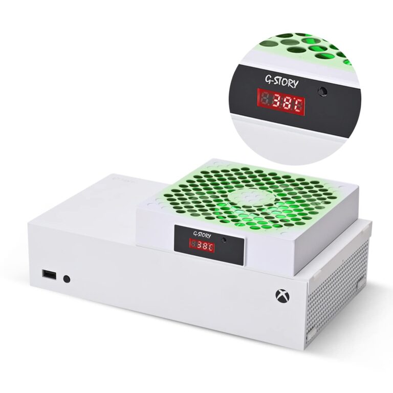 G-STORY Ventola di raffreddamento per Xbox Series S, velocità della ventola regolata automaticamente dalla temperatura, ba...