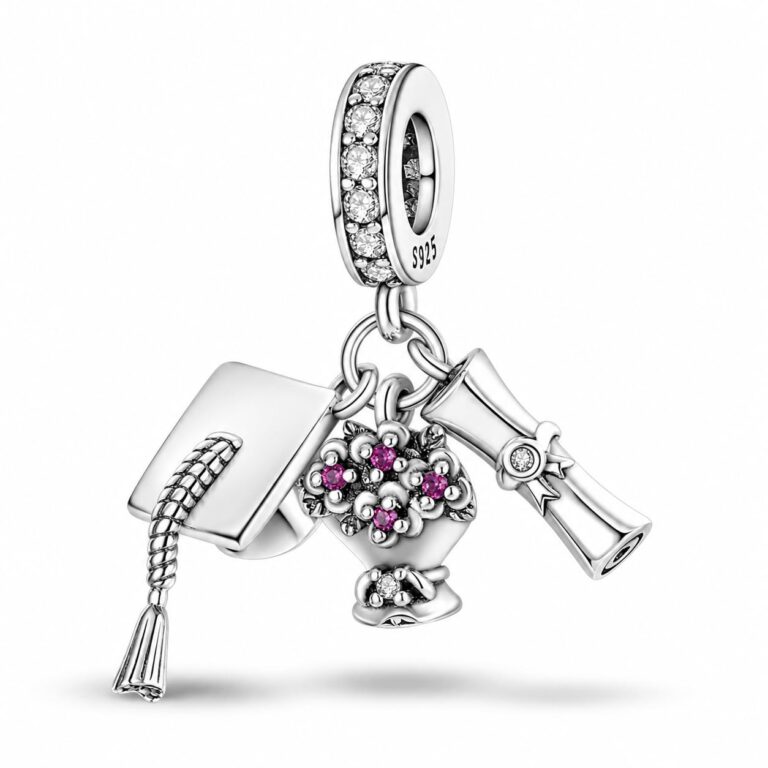 MariaFonte Charm Laurea Gufo Pergamena - Compatibile tutte le marche