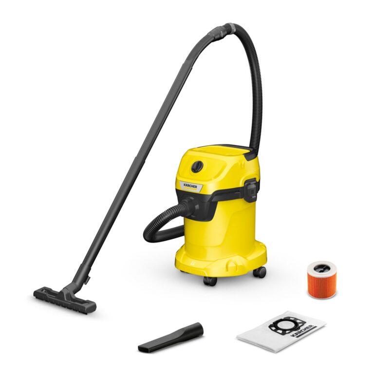 Kärcher WD 3 Aspiratore Solidi e Liquidi 1000W con Funzione Soffiante