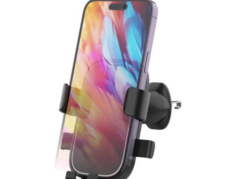 GRIFEMA Porta Cellulare Auto Bocchetta Aria con Bloccaggio Automatico