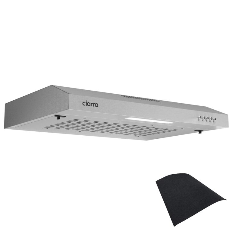 CIARRA AWS6903 Cappa Sottopensile 60 cm con Filtro a Carbone Integrato