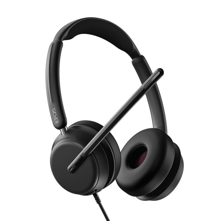 EPOS IMPACT 860T Cuffie con Cavo USB-C e USB-A, Doppio Padiglione, Microfono Noise-Cancelling, Ce...