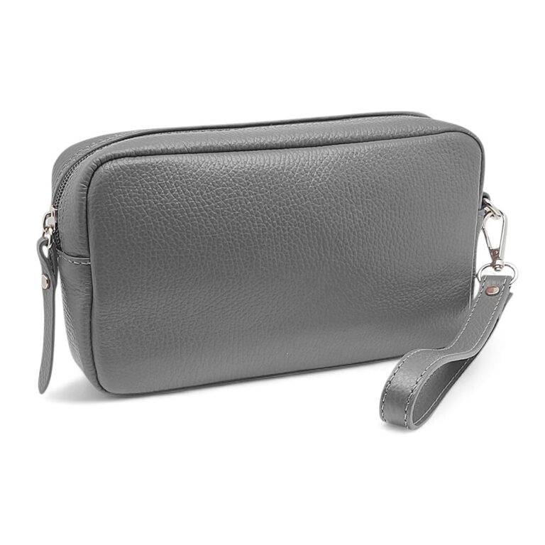 FAST WORLD SHOPPING Pochette Vera Pelle Uomo Made in Italy