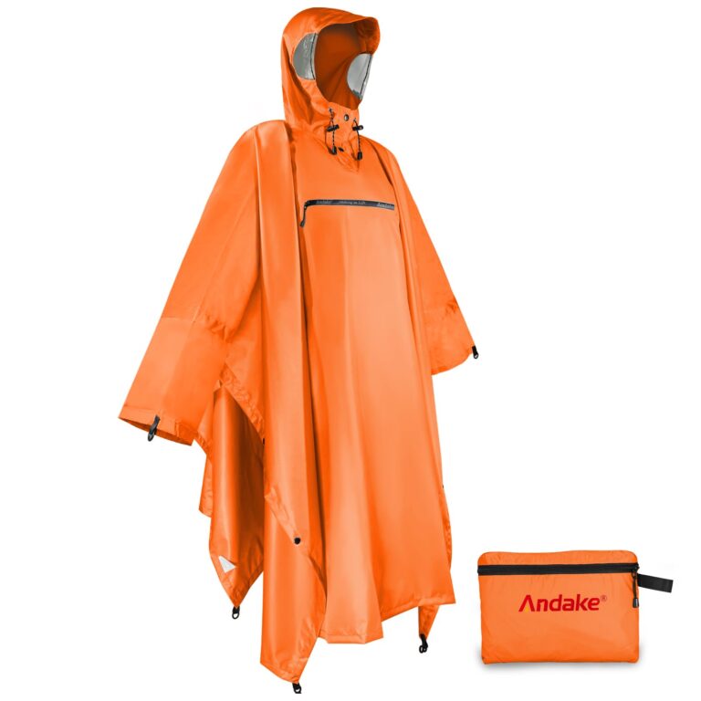 Andake Poncho Impermeabile Unisex Antivento Riutilizzabile