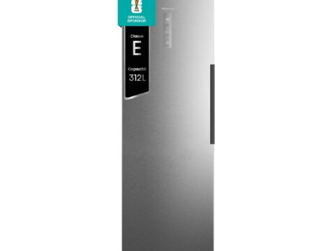 Hisense Freezer Verticale No Frost 312 L Inox Classe E
