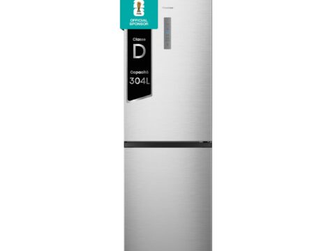 Hisense RB390N4CCD1 Frigorifero Combinato No Frost 304 L Inox