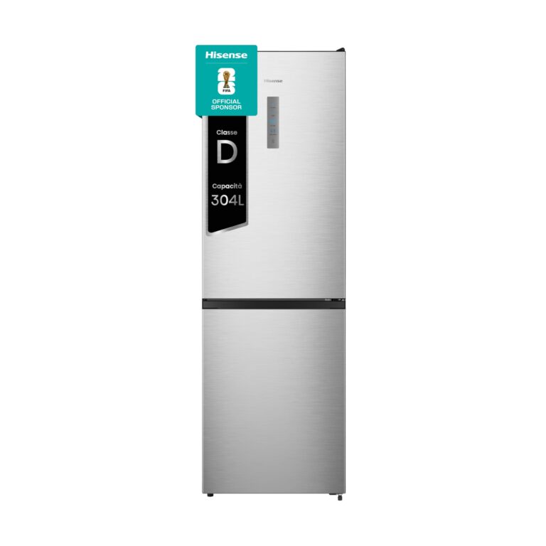 Hisense RB390N4CCD1 Frigorifero Combinato No Frost 304 L Inox