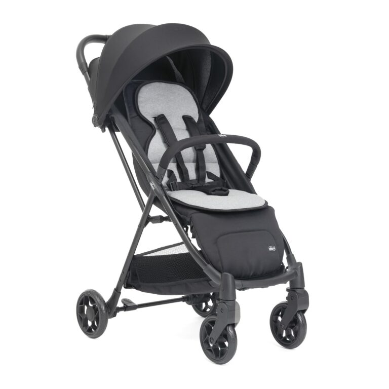 Chicco Passeggino Taormina, 0+ Mesi - 22 Kg, Passeggino Leggero con Chiusura Smart e Compatta, Capotte Estensibile con Tra...