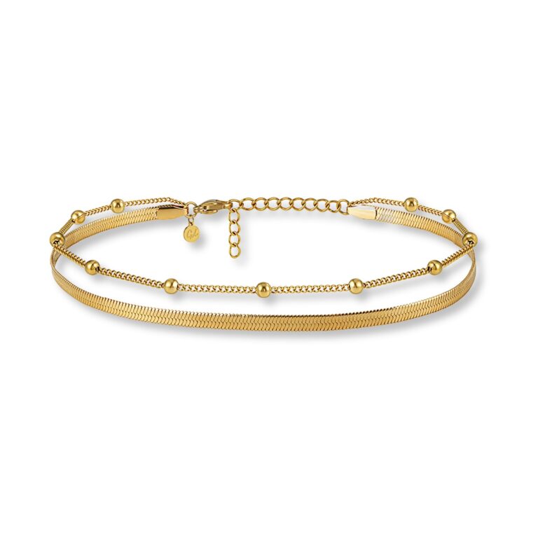 GD GOOD.designs Cavigliera multifilo catena serpente regolabile