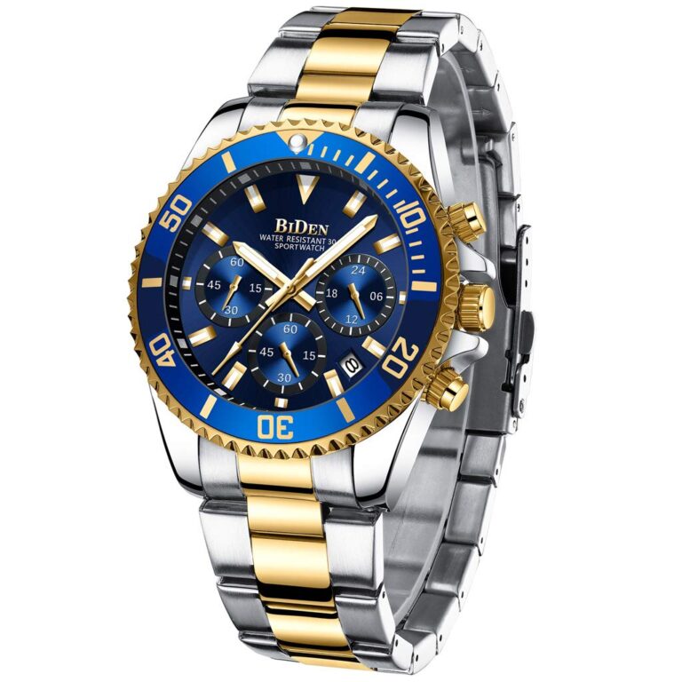 BIDEN 0163 Orologio analogico da uomo in acciaio inox
