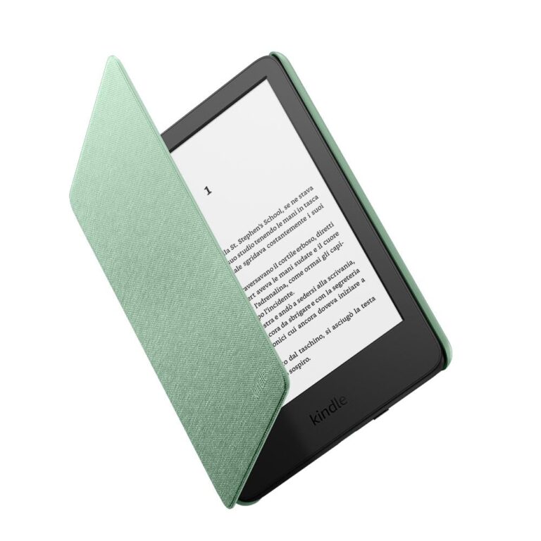 Amazon Custodia per Kindle - Sottile, Leggera e Pieghevole in Tessuto