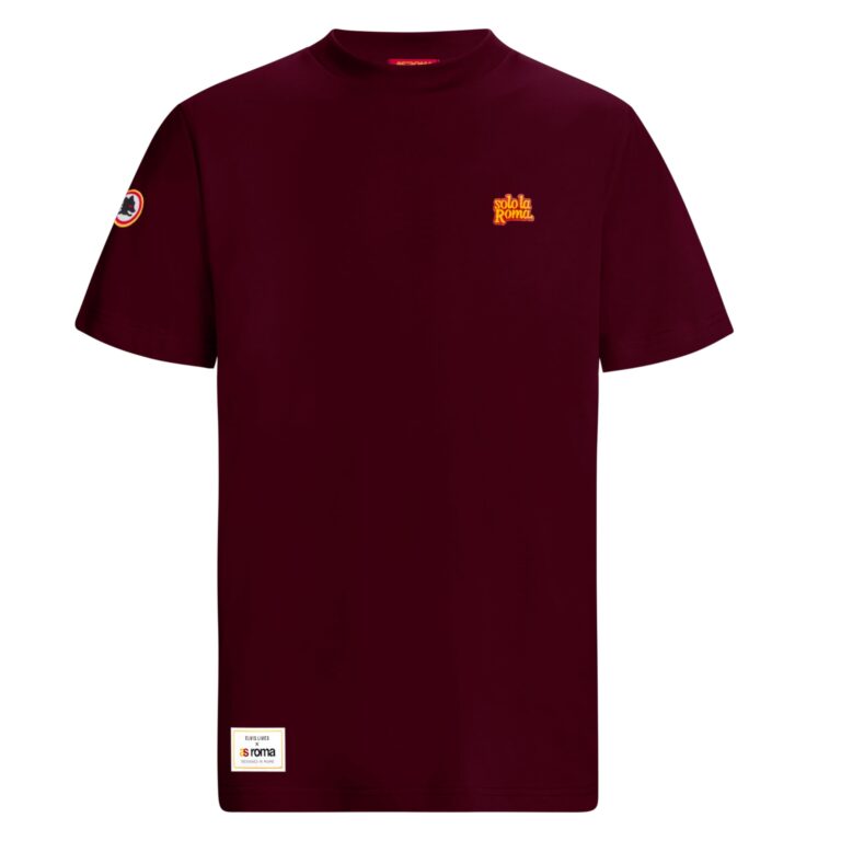 AS Roma As Roma T-Shirt Solo La Roma T-Shirt Unisex - Adulto (Pacco da 1)