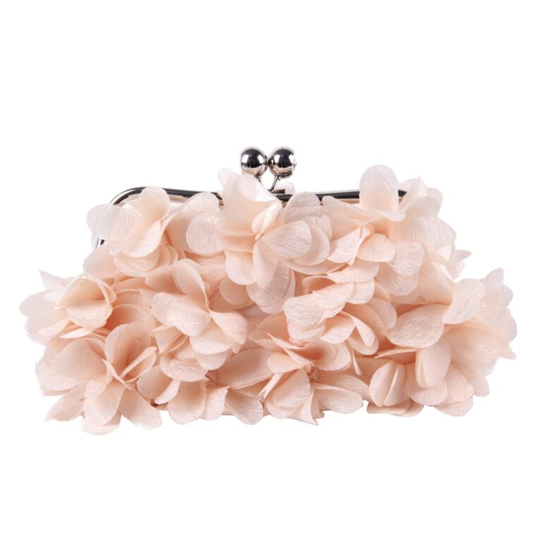 SUKUTU Pochette da Sera Donna con Fiori e Tracolla a Catena