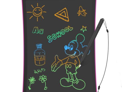 GUYUCOM Tavoletta LCD 8,5″ a schermo colorato con blocco