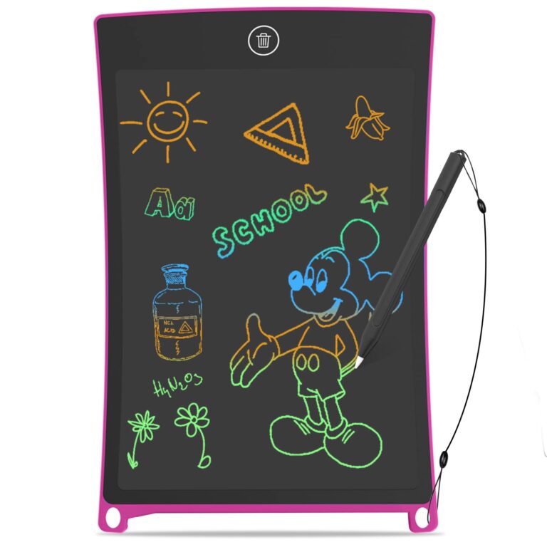 GUYUCOM Tavoletta LCD 8,5" a schermo colorato con blocco