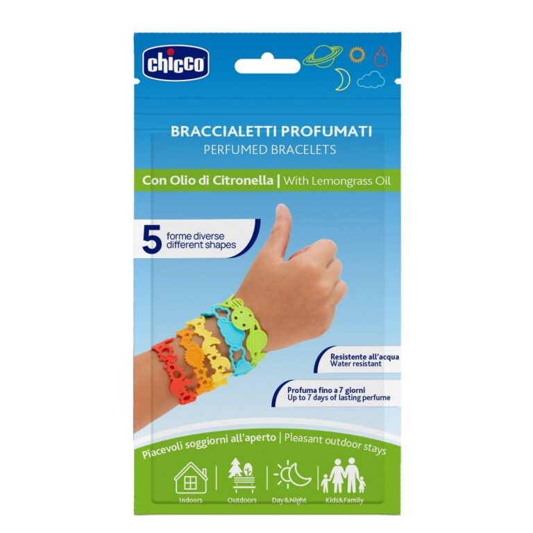 Chicco Braccialetti alla Citronella per Bambini e Adulti