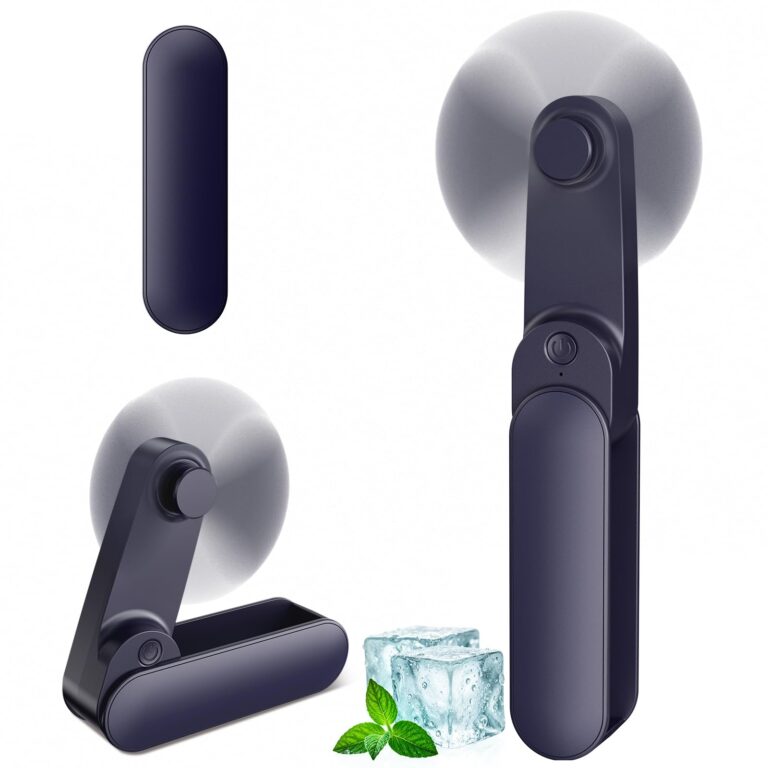 Mini Ventilatore USB Ricaricabile Pieghevole – Fino a 18 Ore