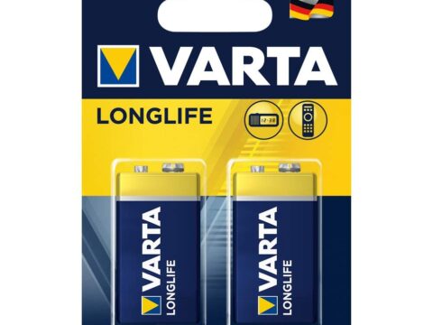 VARTA Longlife 9V blocco alcalino (6LP3146) – Confezione da 2