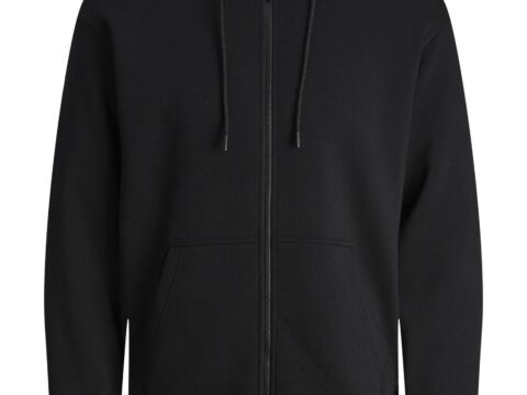 Jack & Jones Felpa con Zip Full-Zip Tinta Unita