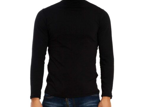 Toocool Dolcevita Uomo Slim Fit Manica Lunga Felpato