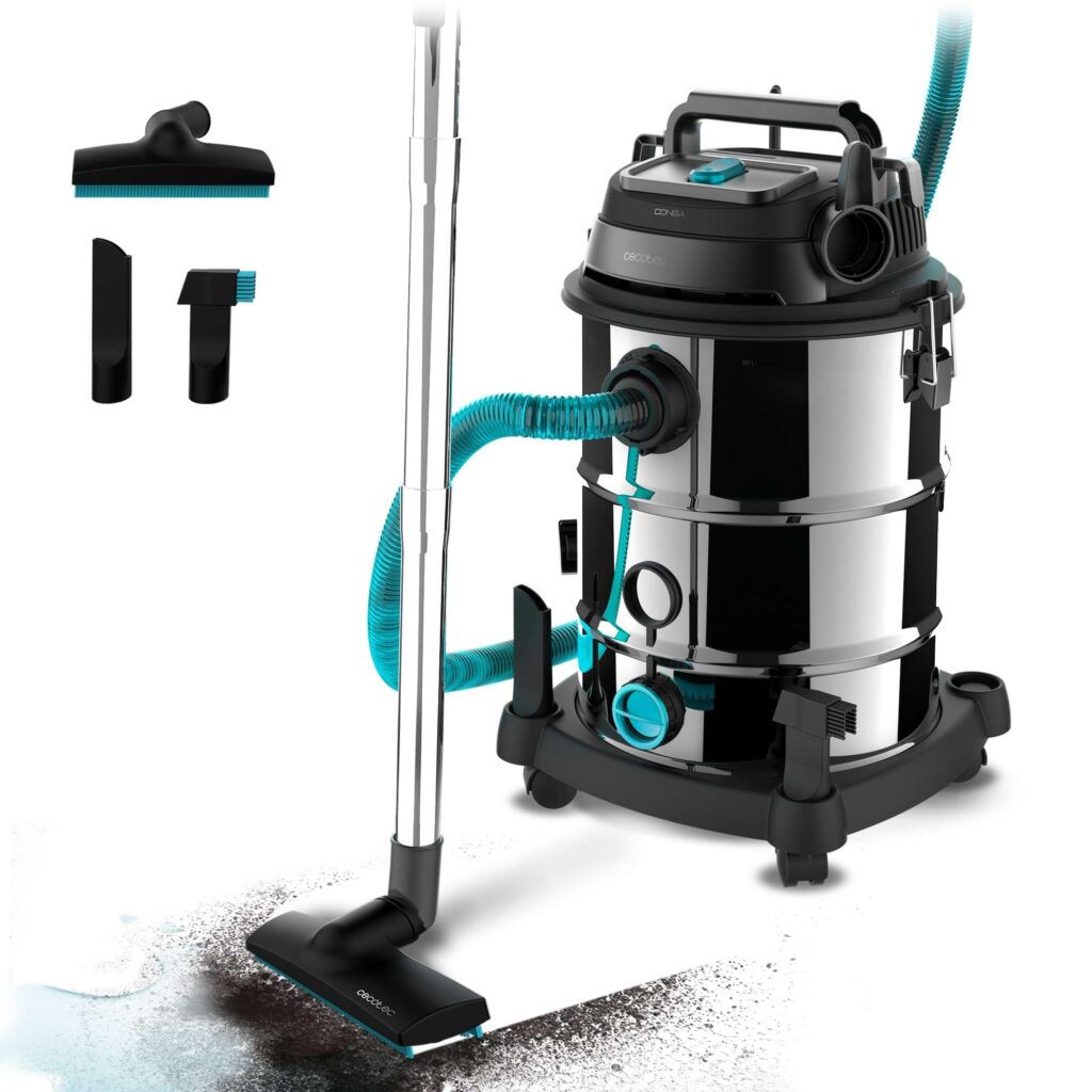 Cecotec Conga Rockstar Wet & Dry Steel Pro Aspiratore 30 L 1600 W