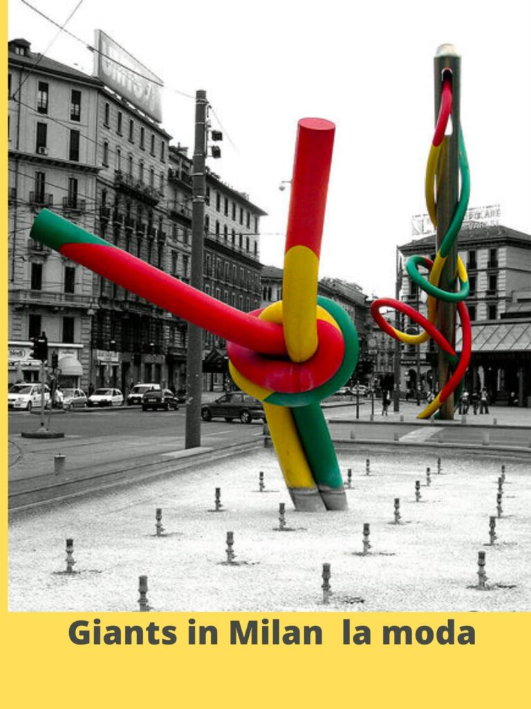 Giants in Milan La moda