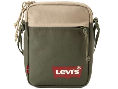 Levi’s Mini Crossbody Borsa Uomo Rossa con Logo Batwing