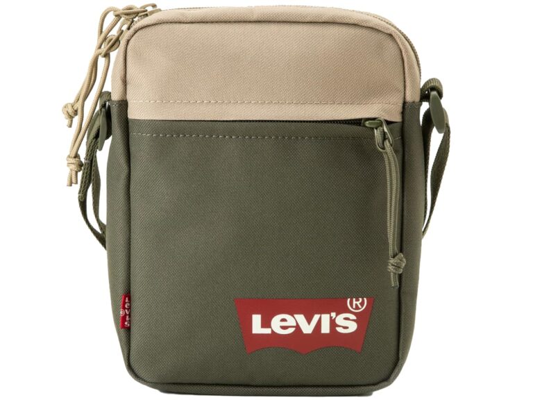 Levi's Mini Crossbody Borsa Uomo Rossa con Logo Batwing