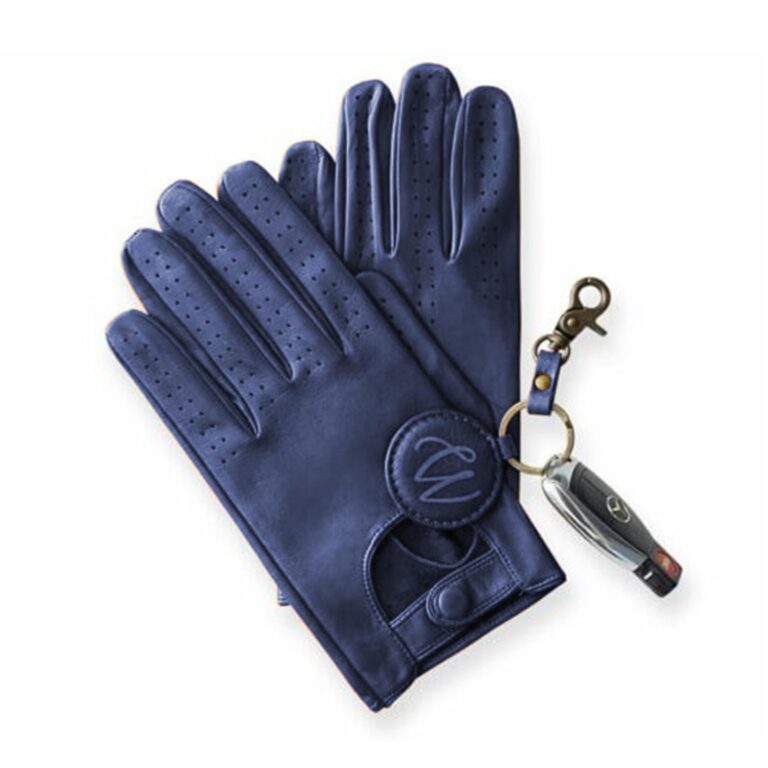 Colourlinx Guanti da guida uomo in pelle di agnello stile vintage