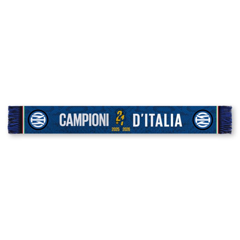Inter - Sciarpa Raso Campioni d'Italia 2025/26, Sciarpa Ufficiale