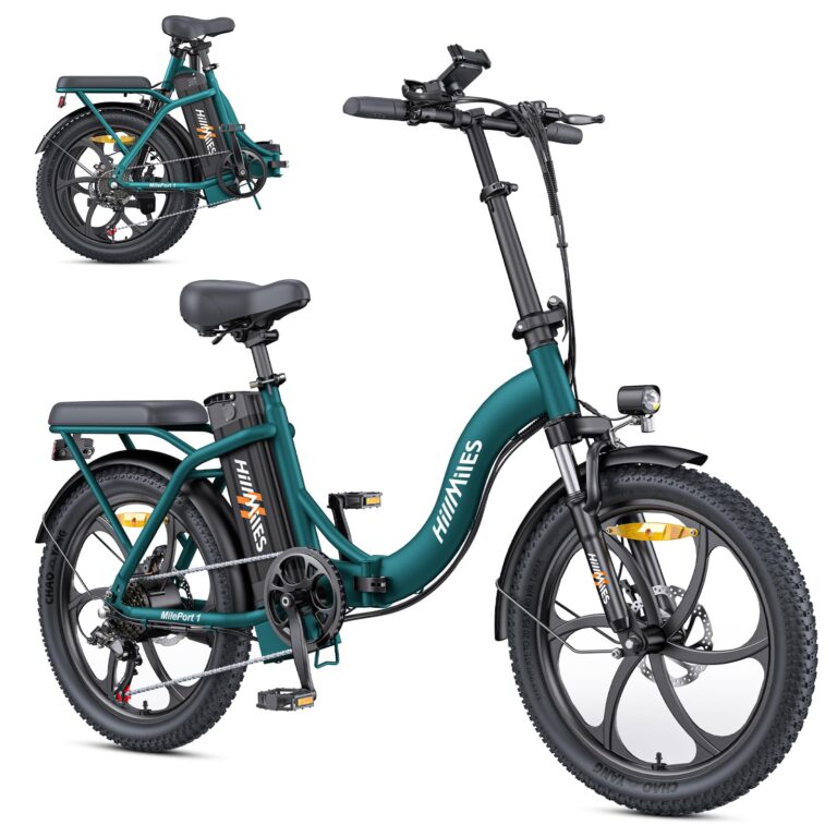 MilePort 1 Bici Elettrica Per Adulti, 36V 13AH Batteria Rimovibile 250w Motore Con 20 “*3.0” Fat Tire Pieghevole Biciclett...