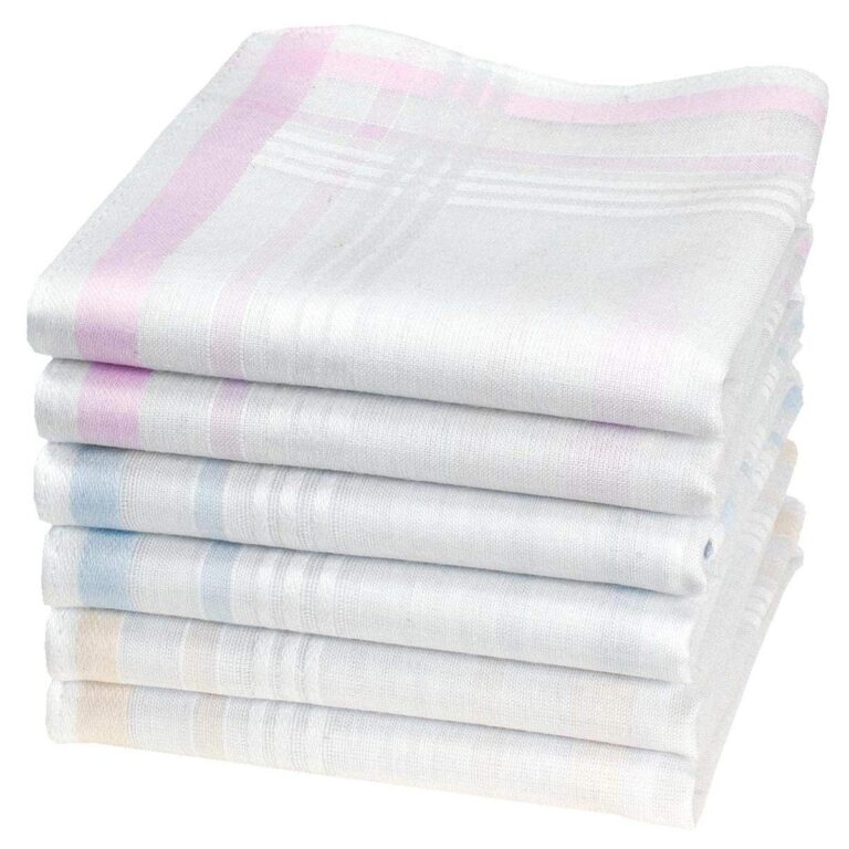 Merrysquare Fazzoletti Donna 100% Cotone 29x29 cm - Louise