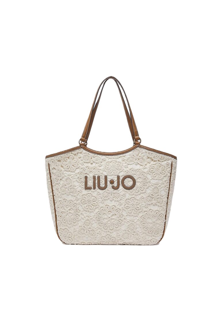 Liu Jo borsa a tracolla borsa shopper Ferielle Tote Cream avorio
