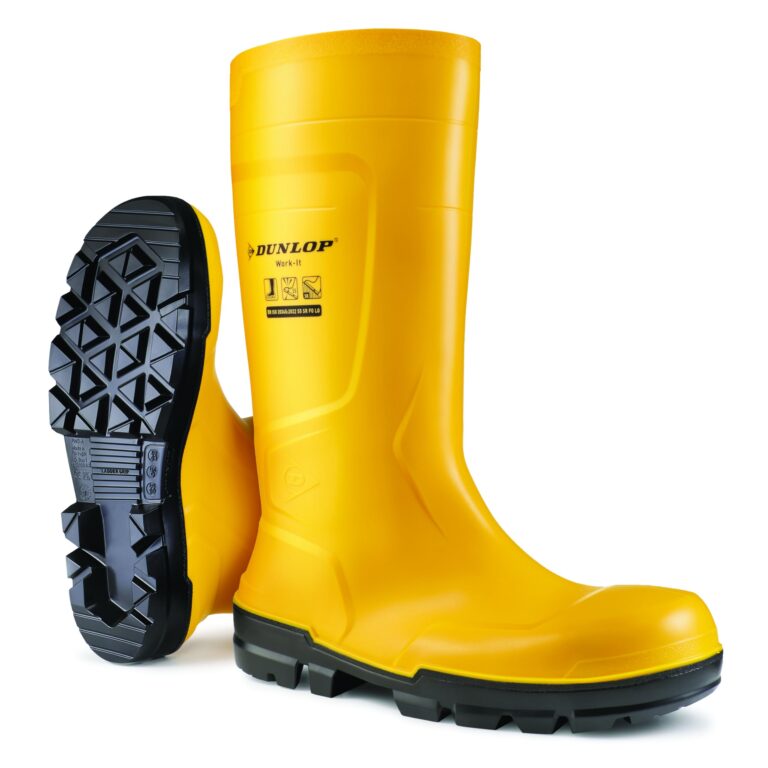 Dunlop NB2JF01 Stivali da Lavoro Impermeabili S5 Gialli