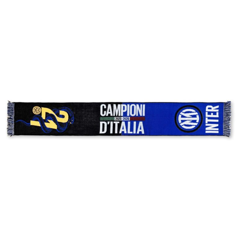 Inter - Sciarpa Jaquard Campioni d'Italia 2025/26, Sciarpa Ufficiale